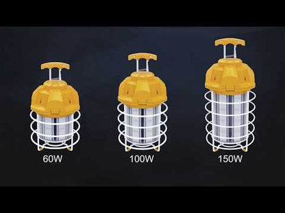 LED Temporary Work Light - 150W - 18,000 Lumens - 5000K