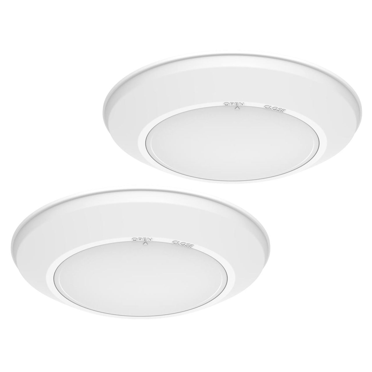 Light Color Dis 2-Pack - 6in. LED Color Tunable Disc Downlight – LightUp