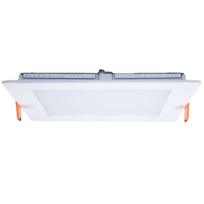 6in. LED Square Lens Downlight with Remote Driver Junction Box - 14W - 900 Lumens - 3000K - Halo