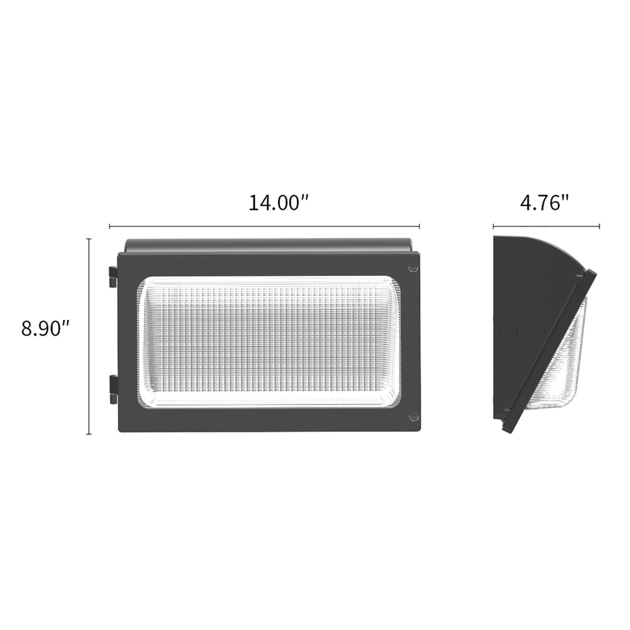 LED Wattage Adjustable & Color Tunable Wall Pack - 30W/40W/50W - 3000K/4000K/5000K - LumeGen