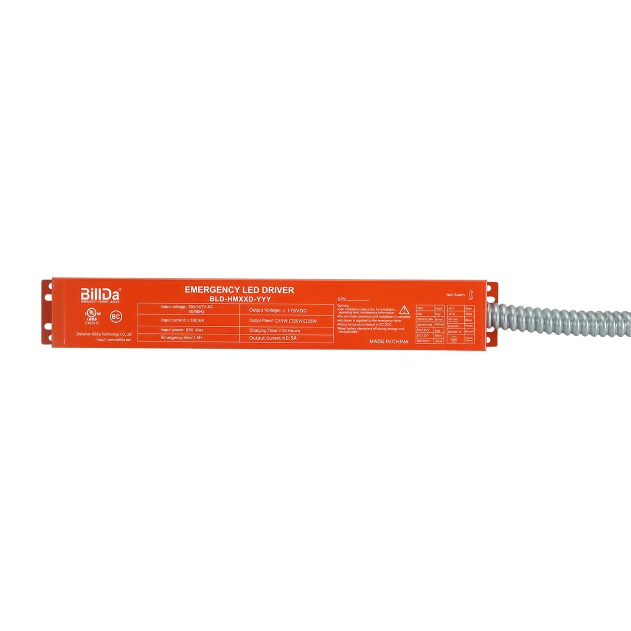 Emergency LED Driver - 8W Output