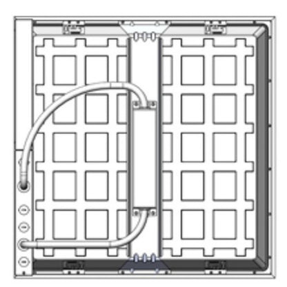 Metal Bridge for Installation of Emergency Battery Back-Up - for 2ft. x 2ft. and 2ft. x 4ft. Panels - Sylvania