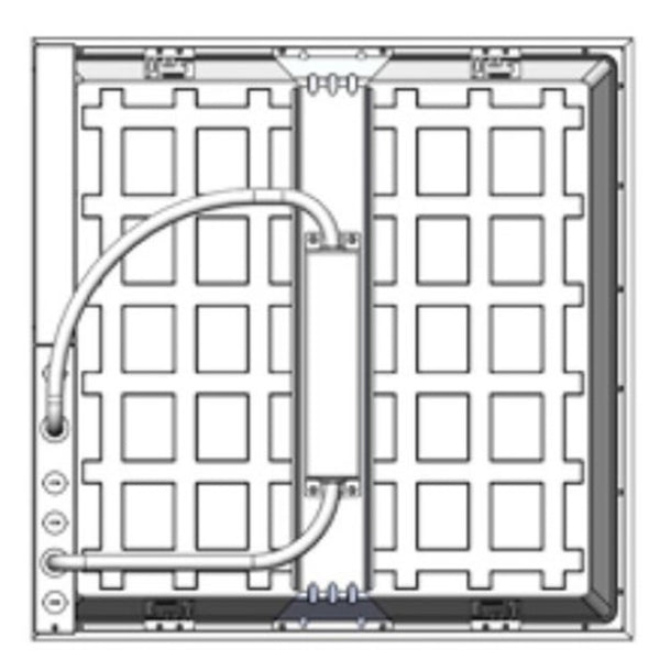 Metal Bridge for Installation of Emergency Battery Back-Up - for 2ft. x 2ft. and 2ft. x 4ft. Panels - Sylvania