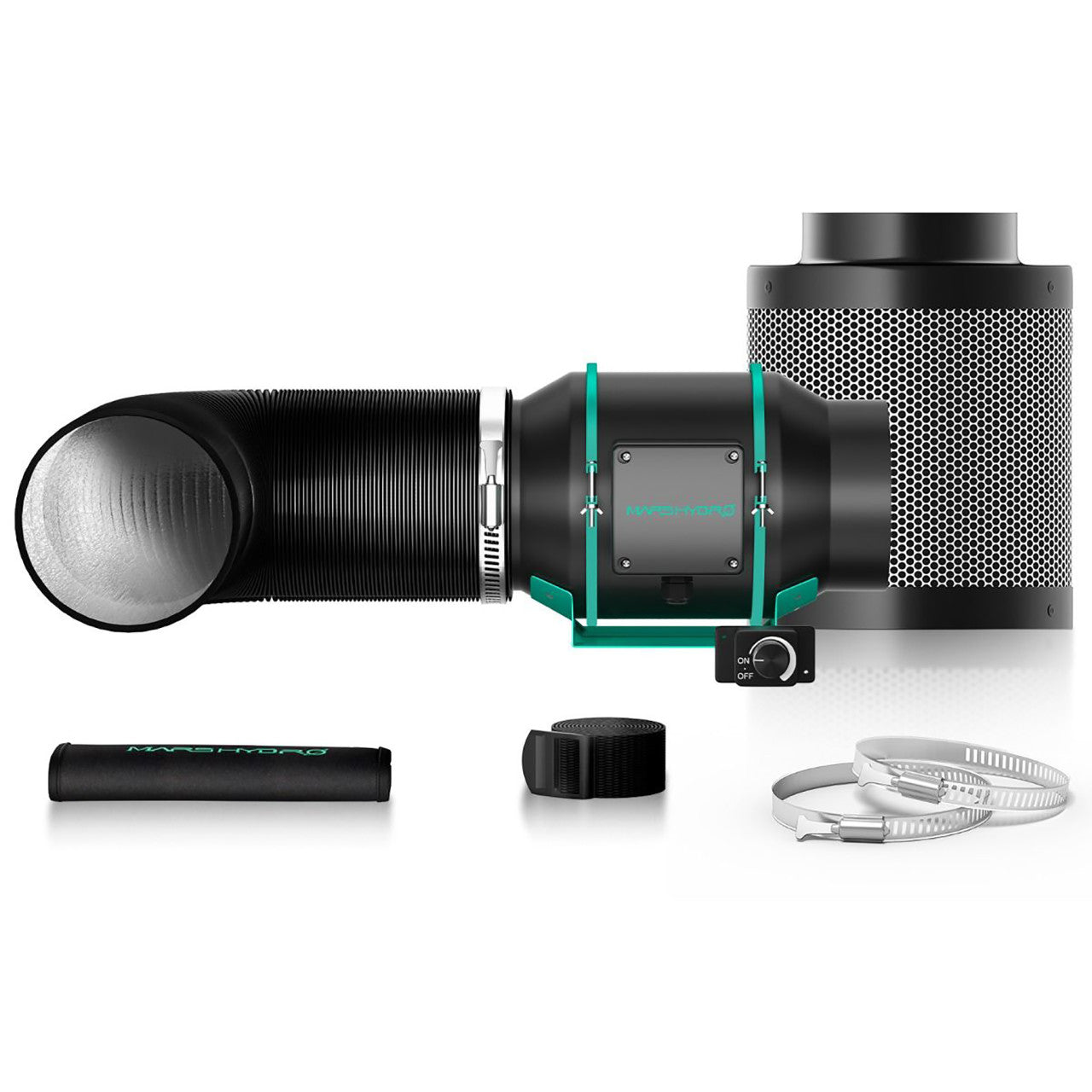 Mars Hydro Inline Duct Fan and Carbon Filter - Thumbnail 2