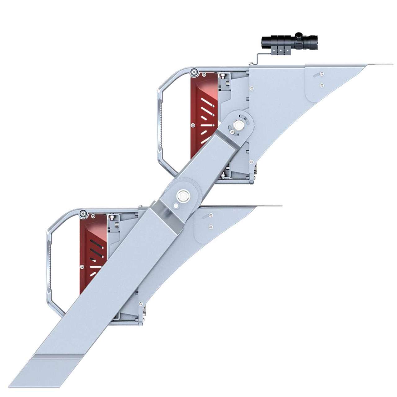 Case of 2 - 2 Fixture Mounting Bracket for LED Sports Light