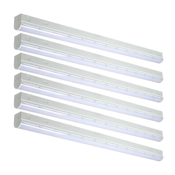 Case of 6 - 4ft LED Strip Light - 35W - 4700 Lumens - 4000K - Energetic Lighting