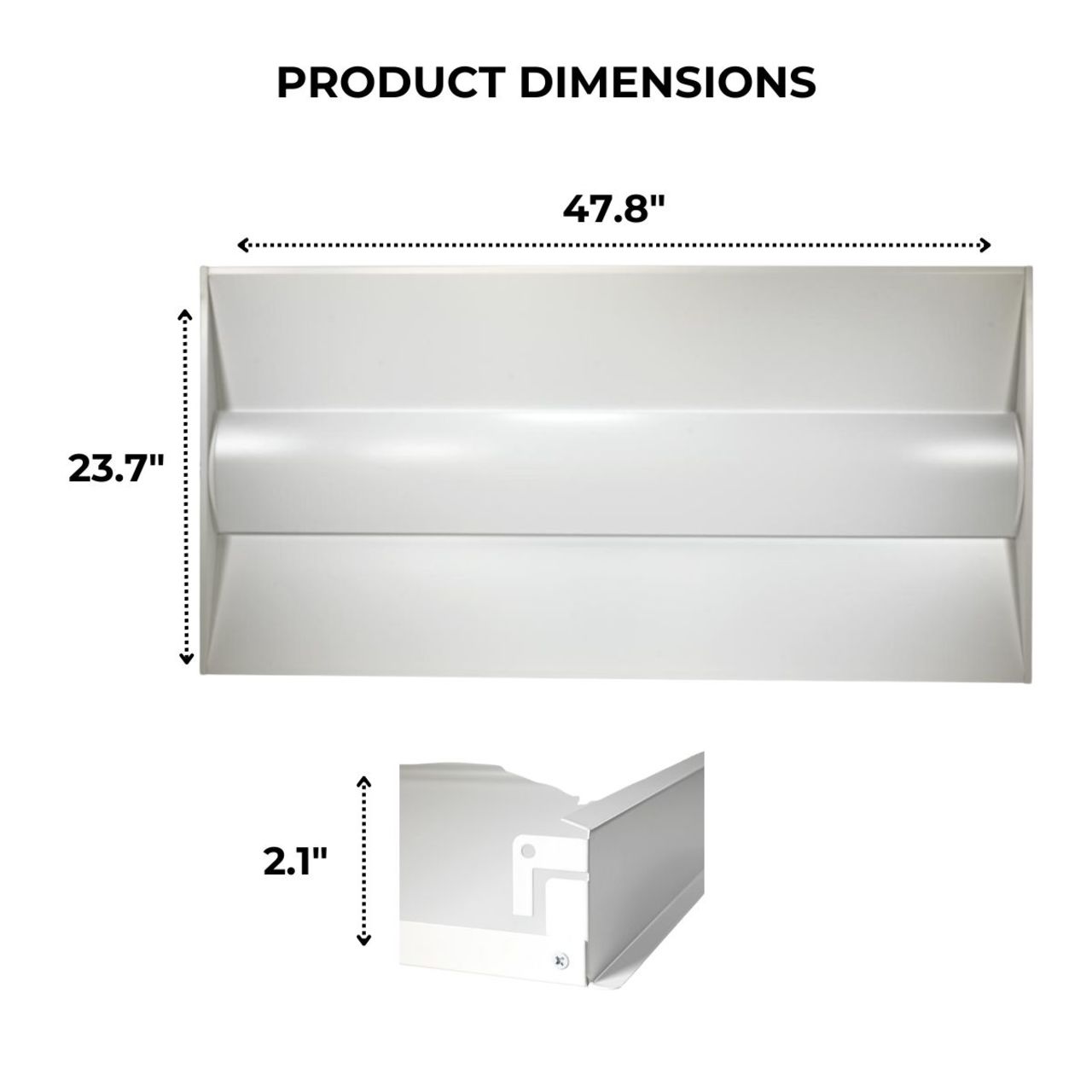 Pallet of 34 - 2x4 LED Troffer Light - Wattage Adjustable 34W/42W/50W - Color Tunable 35K/40K/50K - LumeGen