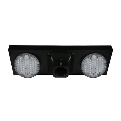 Solar LED Dual Head Post Top Area Light - Dual Color Temperature - LumeGen