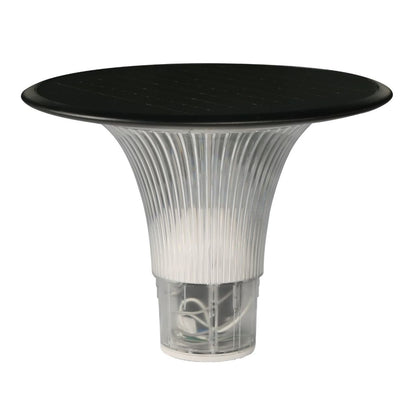 Solar LED Diamond Pier Light - 2200 Lumens - Dual Color Temperatures - LumeGen