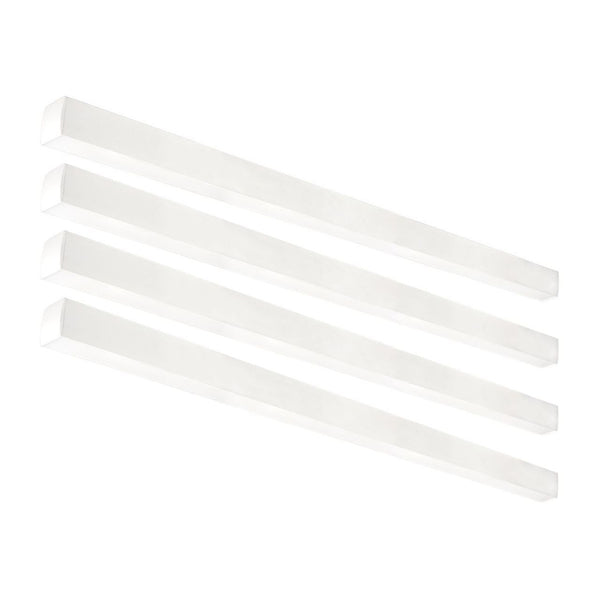 Case of 4 - 4ft LED Linear Architectural Light - 30W - 3900 Lumens - CCT Selectable - Energetic Lighting