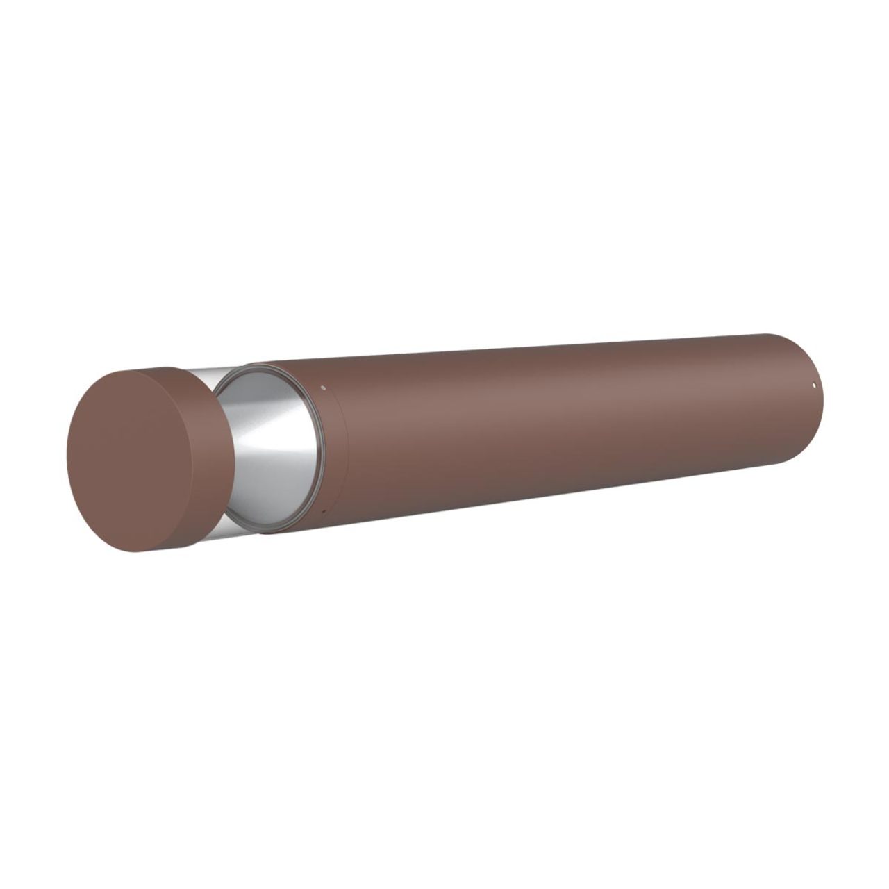 LED Round Bollard - Flat Cone Top - Wattage Adjustable 14W/19W/24W - Color Tunable 3000K/4000K/5000K - LumeGen