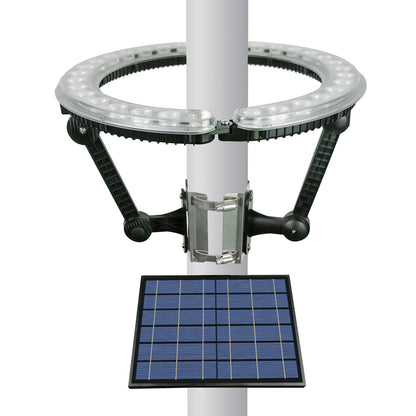 LED Solar Flagpole Ring Light - 1140 Lumens - LumeGen