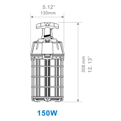 LED Temporary Work Light - 150W - 18,000 Lumens - 5000K