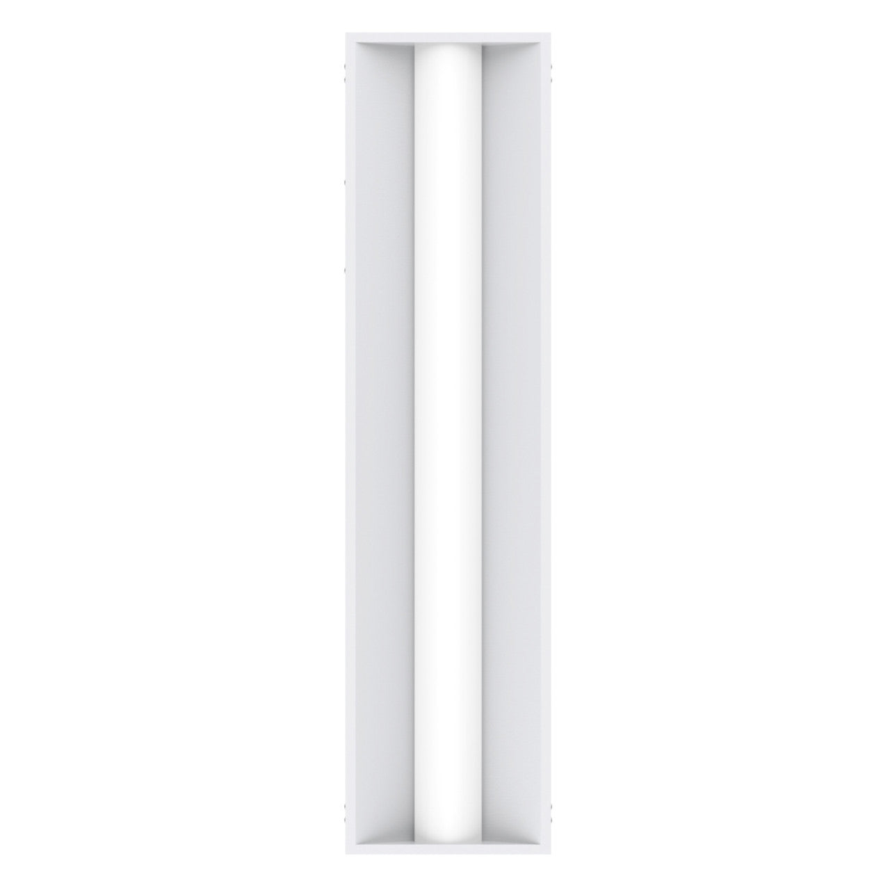 Case of 2 - 1x4 LED Troffer Light - Wattage Adjustable 16W/20W/30W - Color Tunable 35K/40K/50K - LumeGen