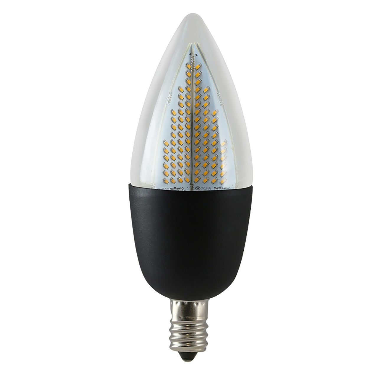 CASE OF 40 - LED CA9.5 Bulb E12 Base - 1 Watt - 6 Watt Equiv. - 1800K - 80 Lumens - Euri Lighting