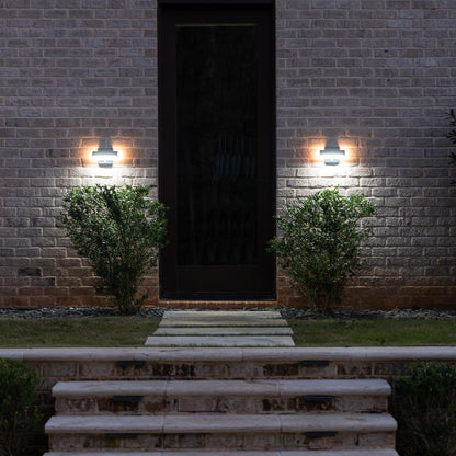 2-Pack Architectural Solar Wall Accent Light - with Motion Sensor - 120 Lumens - Gama Sonic