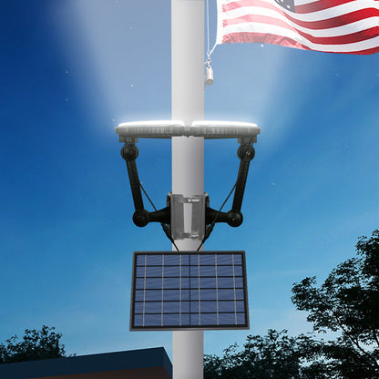 LED Solar Flagpole Ring Light - 1140 Lumens - LumeGen