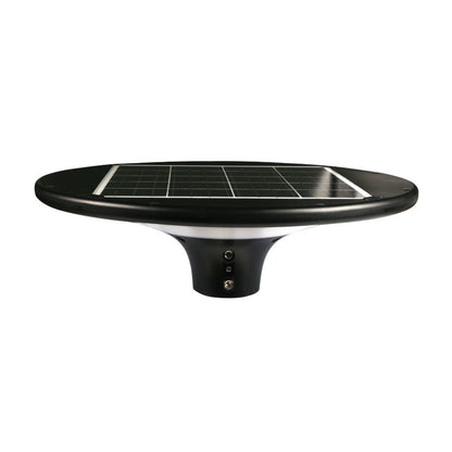Solar LED Round Post Top Area Light - 2100 Lumens - Dual Color Temperatures - LumeGen