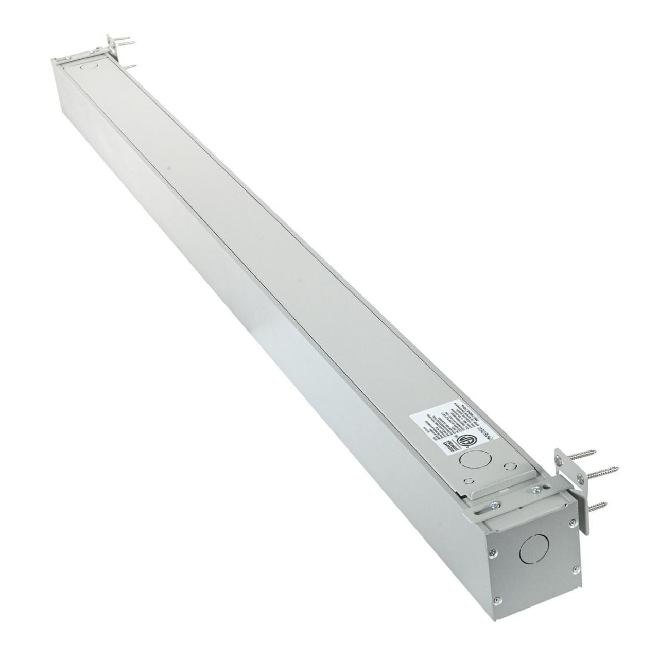 Wall Mount LED 4ft. Up/Down Linear Light - 50 Watt - Color Tunable 3000K/4000K/5000K - Silver Lamp Body - LumeGen
