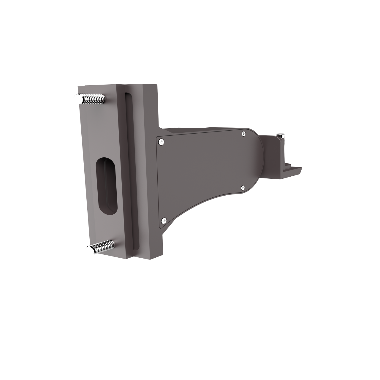 Mounting Arm - For Round or Square Poles - Bronze for Area light of AR08 - Jen Lighting