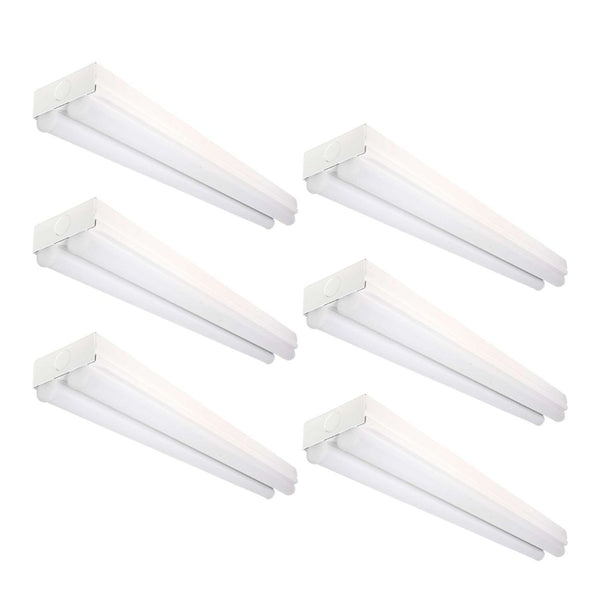 Case of 6 - 2ft. LED SCD Wide Strip Light - 20W - 2116 Lumens - 4000K - Day-Brite