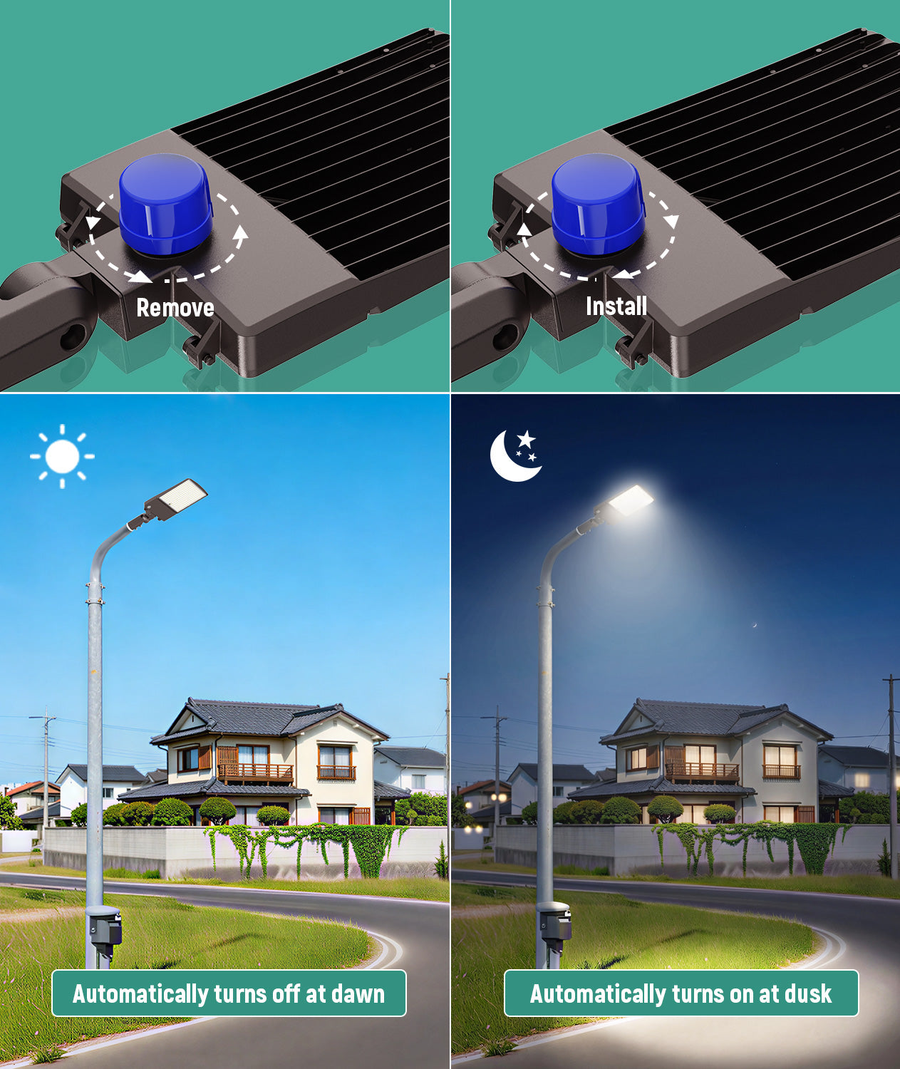 LED Area Light 100W/120W/150W Wattage & 3CCT Selectable 120-277V 25,500LM