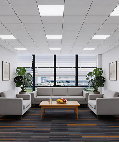 Case of 4 - 2x2 LED Flat Panel Light - Wattage Adjustable 20W/30W/40W - Color Tunable 40K/50K/65K