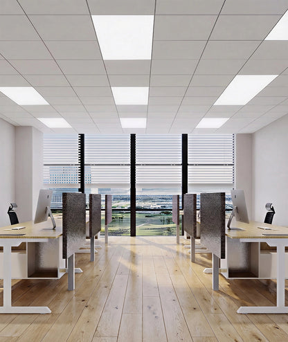 Case of 4 - 2x4 LED Flat Panel Light - Wattage Adjustable 30W/40W/50W/60W/72W - Color Tunable 35K/40K/50K/50K/65K