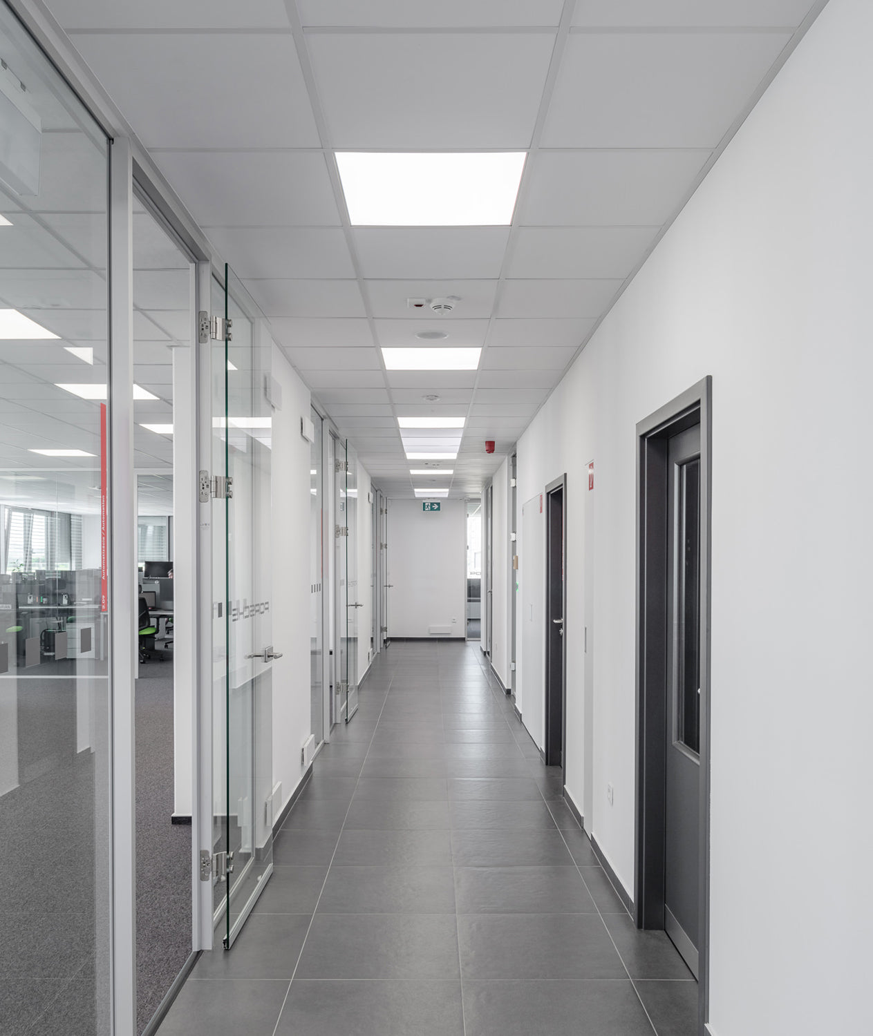 LED Backlit Panel Light 120-277V 50W 6500 Lumens ETL DLC Premium | 2x4FT Sensor Base