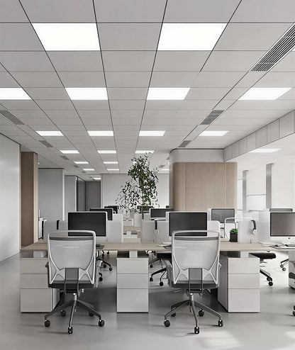 Case of 4 - 2x2 LED Flat Panel Light - Wattage Adjustable 15W/20W/25W/30W/40W - Color Tunable 35K/40K/50K/50K/65K