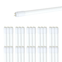 Case of 30 - 18in. T8 LED Glass Tube - 6W - Type B - 750 Lumens - LumeGen (15 2-Packs)